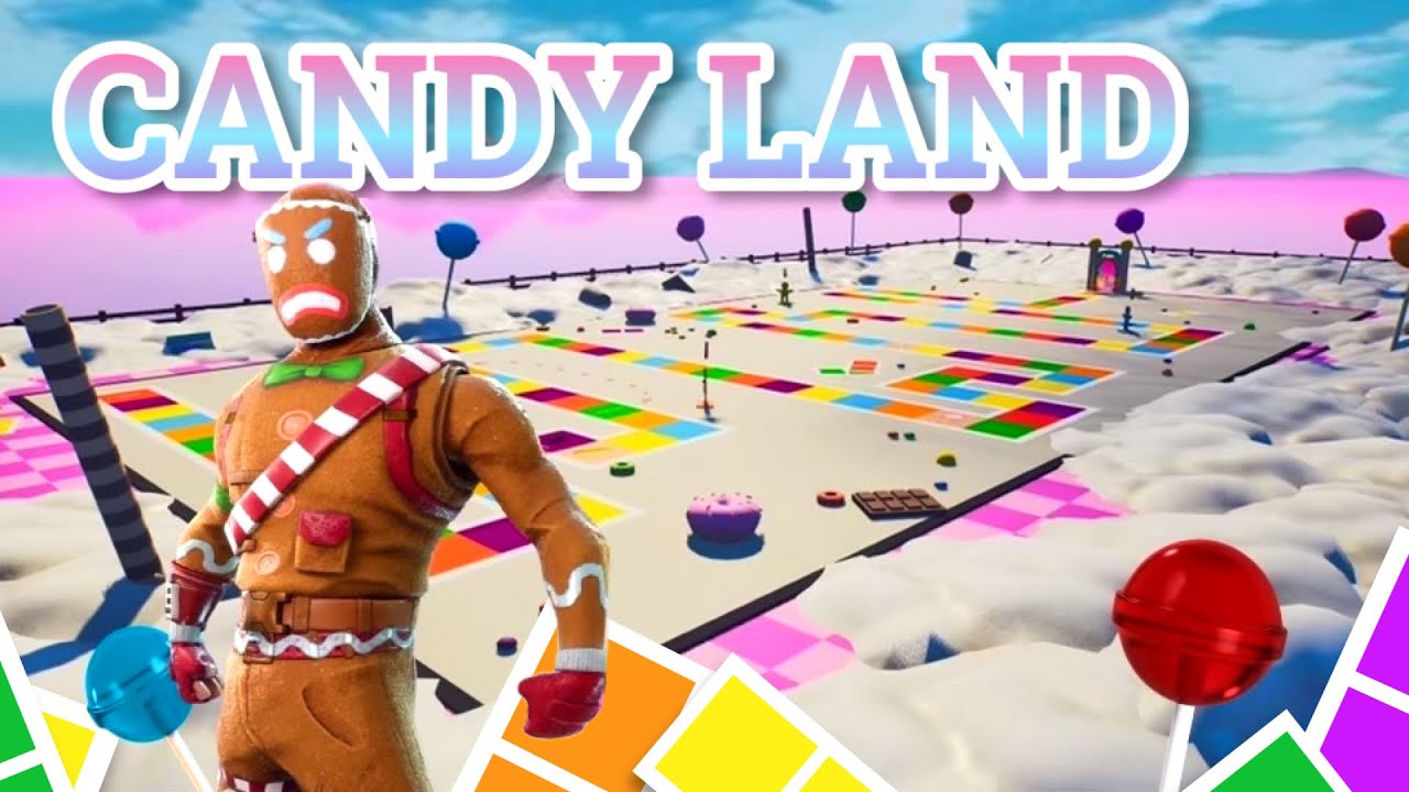 Candy Land BOARD GAME Fortnite Creative YouTube