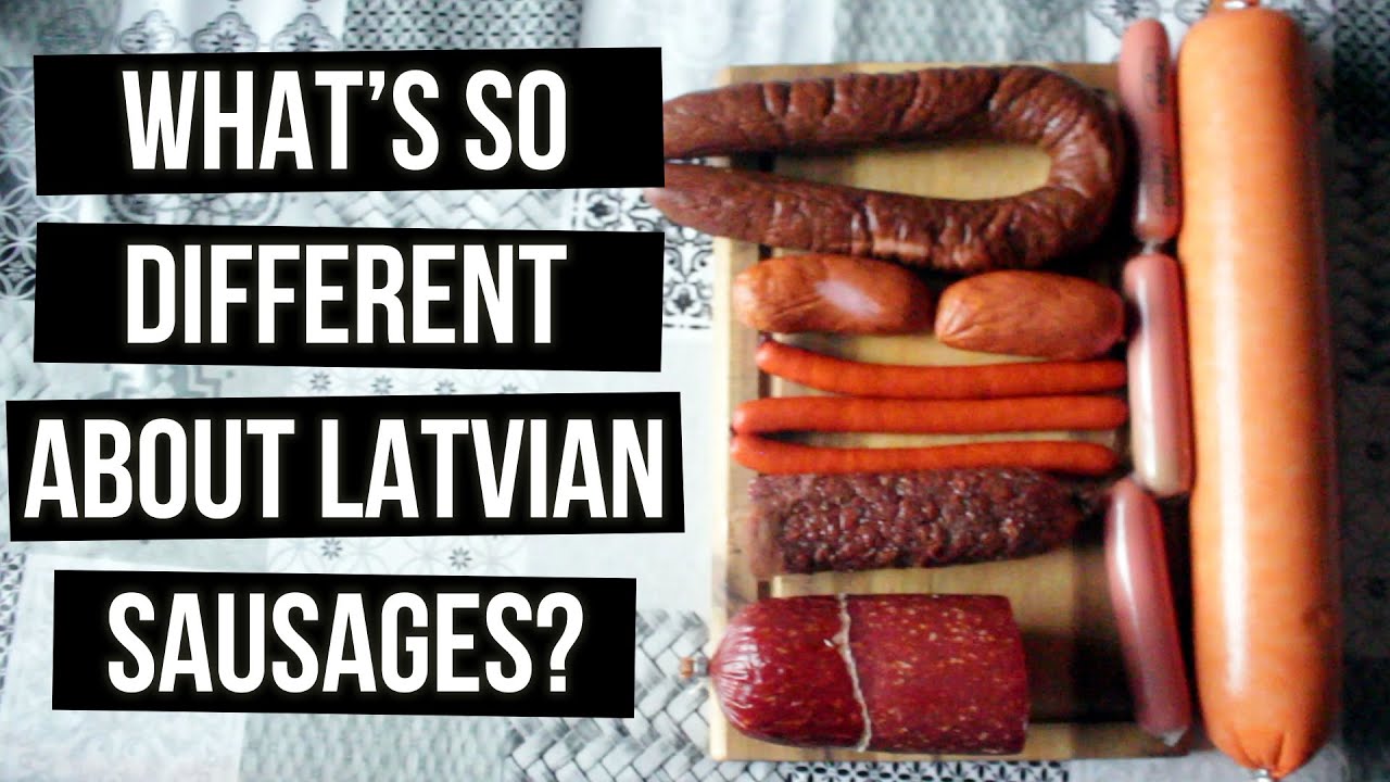 Latvian Sausages Expert Guide to Sausage (Desa) Heaven! YouTube