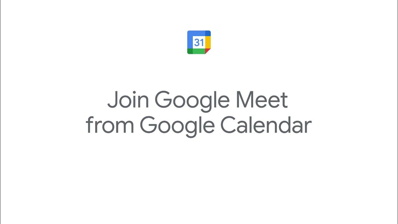 How to Join Google Meet from Google Calendar using Google Workspace
