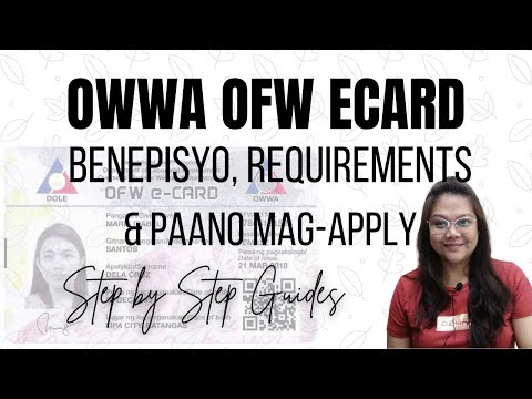 PAANO MAG APPLY NG LIBRENG OWWA OFW eCARD - BENIPISYO, REQUIREMENTS & STEP BY STEP GUIDES