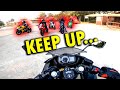 NINJA 400 DESTROYS SUPERBIKES! #MAXYDAILY #019