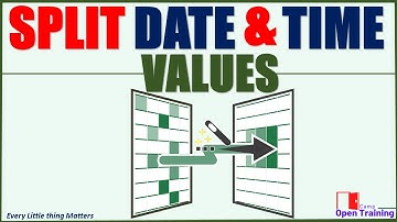Split Date and Time Using Power Query