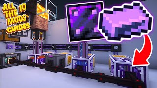 How To AUTO-CRAFT QUANTUM ALLOY INGOTS In All The Mods 10!