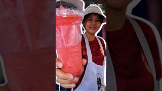 $1! Thai Watermelon Smoothie - Fruit Cutting Skills