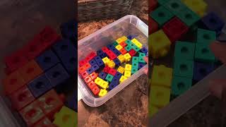 How to organize math counters #homework #homeschool #mathcounters #1stgrade #homeorganization