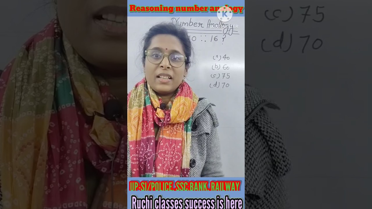 Important Number Analogy Question?