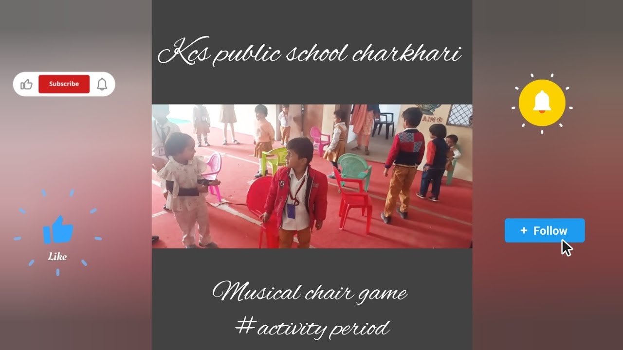 Musical chair game (nursery kids games period ) - YouTube