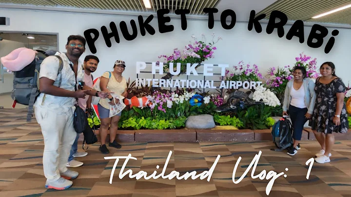 Landing in Phuket Airport 🇹🇭 | Visa on Arrival, SIM Card & Taxi to Krabi 🚖 | Thailand Travel Vlog 1