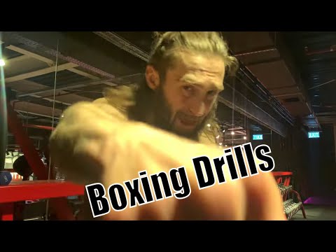 Boxing drills at 12 Rounds