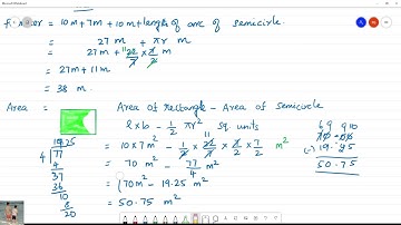 Class 8 TN  Maths 2.MEASUREMENTS  Exercise 2.2   1. Find the perimeter and area of the combined