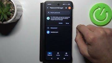 How To Manage Google Passwords on TCL 50 Pro NxtPaper