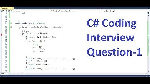 How to Arrange numbers without using Sort() method in C# | Made it Simple