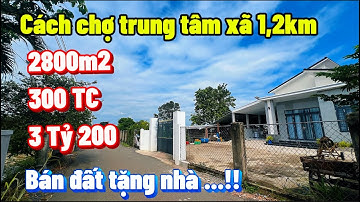 ( Đã bán)CHỦ NGỘP BÁN RẺ Đất vườn tặng nhà cấp 4 có sẳn 300m Thổ cư cách chợ trung tâm chỉ hơn 1km.