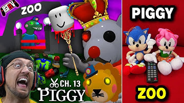 PIGGY CHAPTER 13: The Zoo? (FGTeeV Custom Character Showcase Mod w/ PUPPET BOSS #2) REACTION!!!