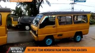 190 Oplet Tidak Membayar Pajak Karena Tidak Ada Biaya - Kompas Tv Pontianak