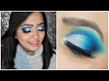 Icy Blue Eye Makeup | Frozen Inspired