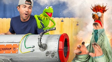 Air Cannon Destruction w/ The Muppets!