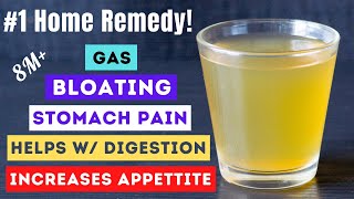 Natural Home Remedy for Belly Bloating, Gas & Stomach Pain | Reduces Gas | 8M  Babies