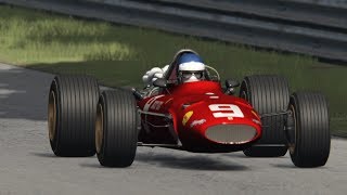 THE OLD MONZA OVAL! 1967 Ferrari 312 At 1966 Monza Hotlaps: Ferrari 70th Anniversary Pack