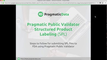 How to submit SPL files to FDA using Pragmatic Validator?
