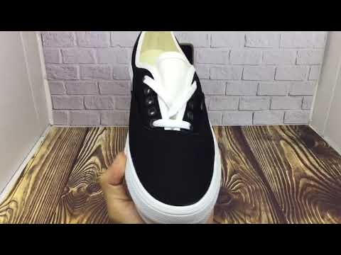 vans authentic black bone