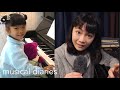 Musical diaries what a 4 year old practiced on her very first day with her first piano