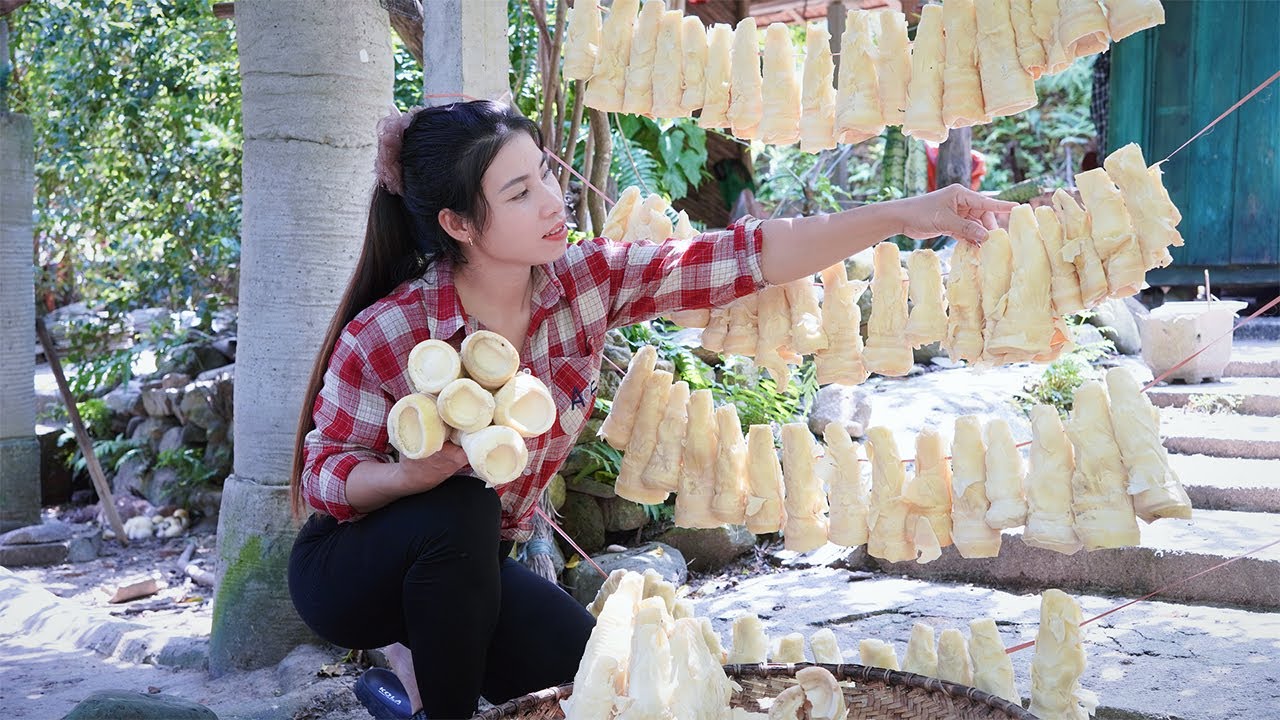 Go Hunting for Bamboo Shoots in the Forest – Homemade Dried Bamboo ...