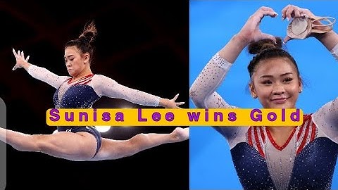 USA's Sunisa Lee takes all round gymnastics gold in tight final. #usagymnasticsteam #sunisalee