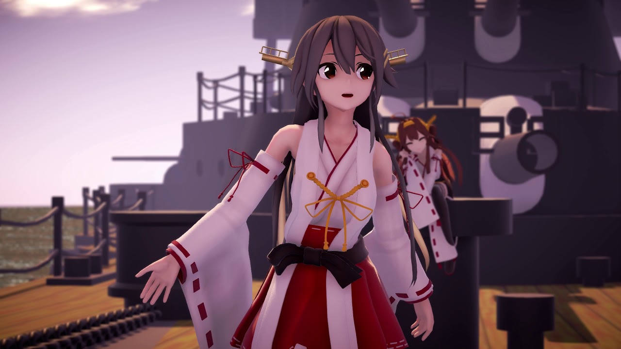 【MMD艦これ】 榛名さんで「春よ、来い」柚ちゃんとプチコラボ