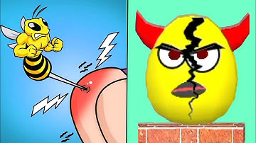 DRAW TO SMASH : Logic Puzzle -  Save The Dog vs HELP ME TRICKY PUZZLE - ASMR Gameplay.