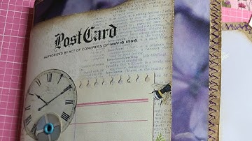 P 2 - Create a Folio with a brown paper bag and lots of junk mail and envelopes