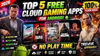 Top 5 Free Cloud ๐ฎGaming Apps for Android With NO Waiting Time (2026) @AMboiz1