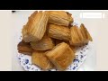 Bakery style khari puff pastry  dough biscuits recipe