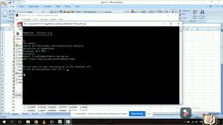 Turtorial Penggunaan Aplikasi Software Frontier 4.1(Ekonomi Produksi) screenshot 1