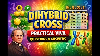 Dihybrid Cross Explained | Practical Viva Questions & Answers (UG & PG Biology)