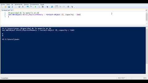 Analizar información sobre la memoria con PowerShell