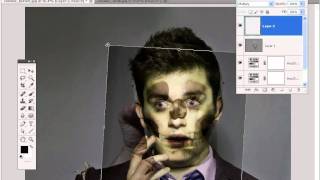 Make yourself a  zombie in Adobe  Photoshop CS5 screenshot 5