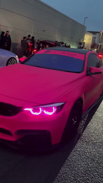 hot pink M4 #cars #bmw #m4 #pink #colour #carmeet #london #cartok
