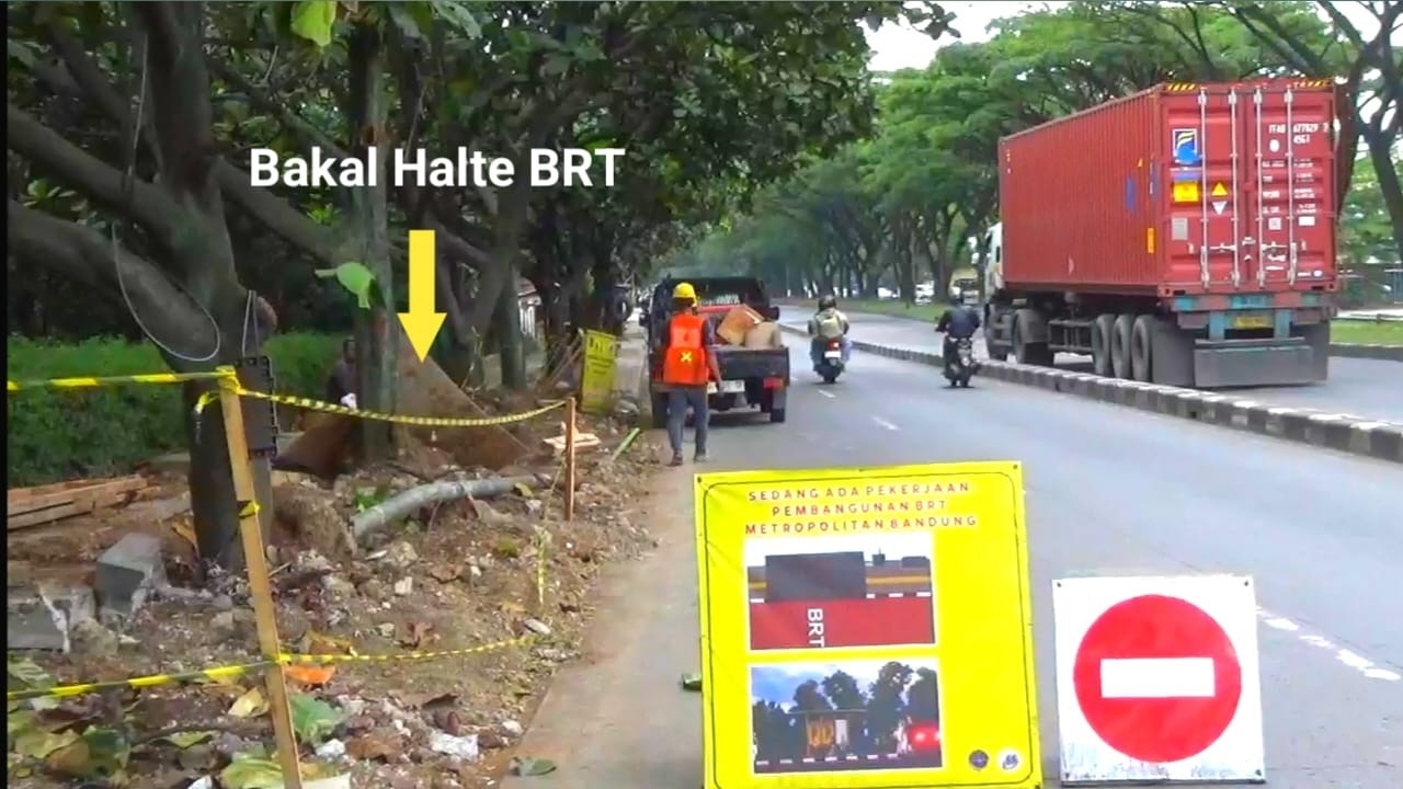 Telusuri Bakal Halte BRT Jalan Sukarno Hatta ‼️ Perempatan Gedebage - Samsat