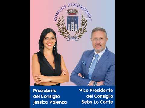 Elezione Presidente e Vice Presidette Consiglio comunale Mussomeli Jessica Valenza e Seby Lo Conte