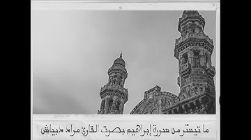 ما تيسّر من سورة إبراهيم | القارئ الشّيخ مراد دبياش -حفظه اللّه-