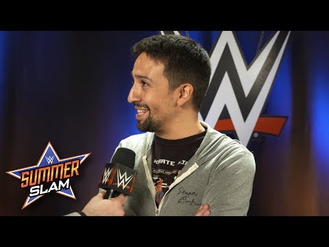 Lin-Manuel Miranda reveals how long he's been a WWE fan: Exclusive, Aug. 20, 2017