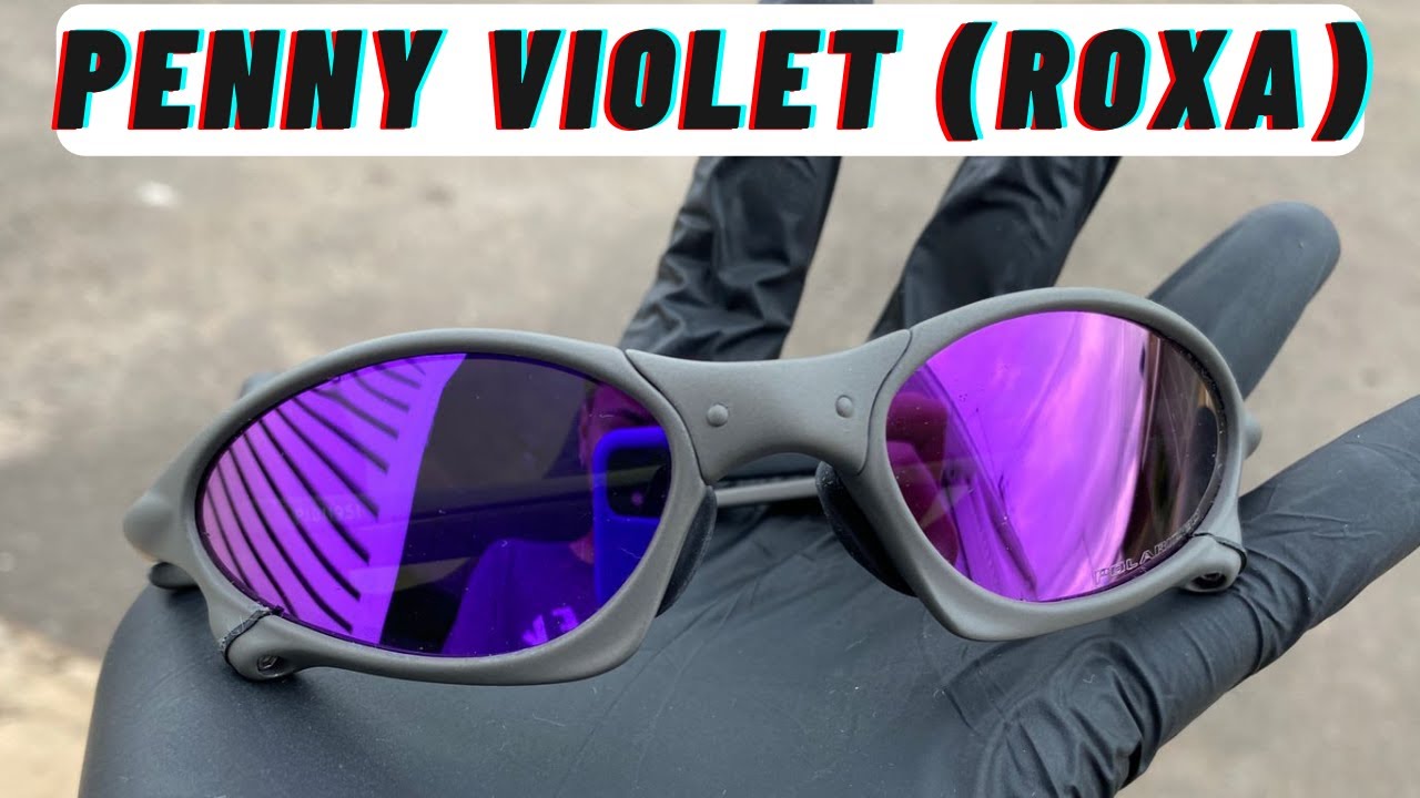 Óculos de Sol Juliet X-Metal Violet Masculino Lente Roxa