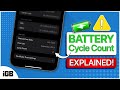 How to check iphone 15 battery cycle count 