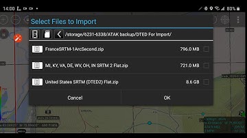 Importing zipped SRTM/DTED into ATAK