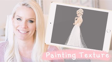 How to Create Paint Textures in Procreate - Fashion Illustration