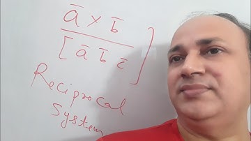 Reciprocal system of vectors  vector algebra class 12 maths iit jee  by  Hd  sir faculty of kota