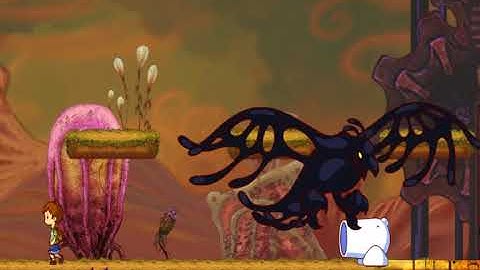 A Boy and His Blob - 30 - hasty blob, beautiful crow