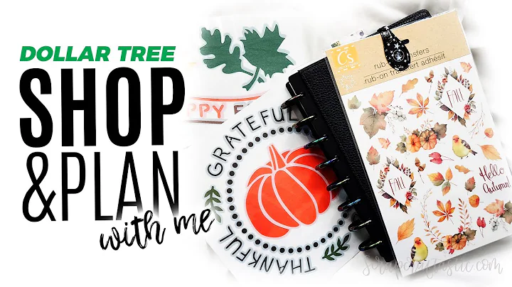 How To Use Dollar Tree Rub-ons in Your Planner & Shop With Me