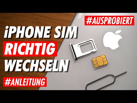 Video: Wie setze ich die SIM-Karte wieder ein?